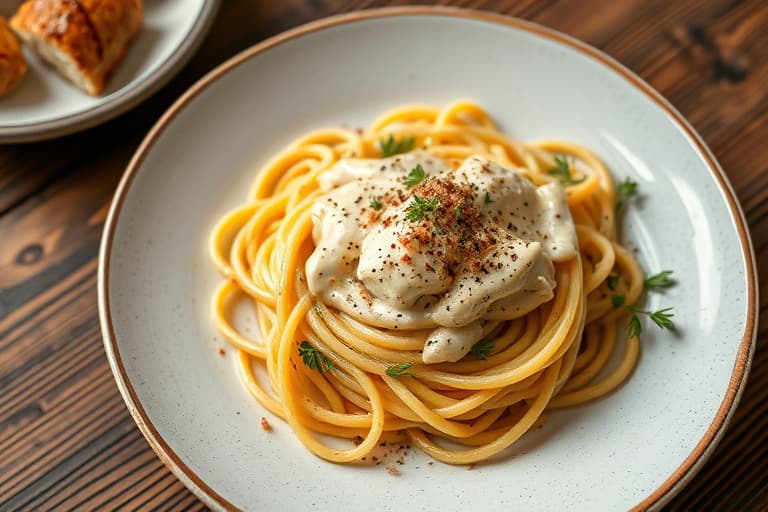 Neelys kremet alfredo pasta