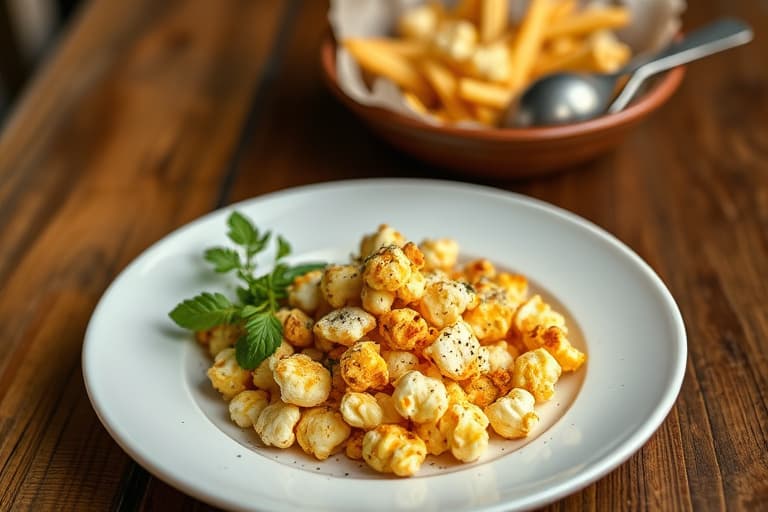 Pancetta og parmesan popcorn