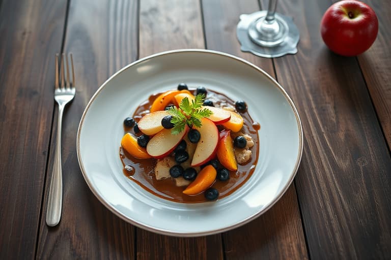 Grønn te- og appelsin-sjokoladechip crownie