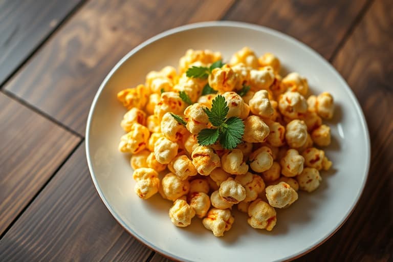 Hjemmelaget karamellpopcorn