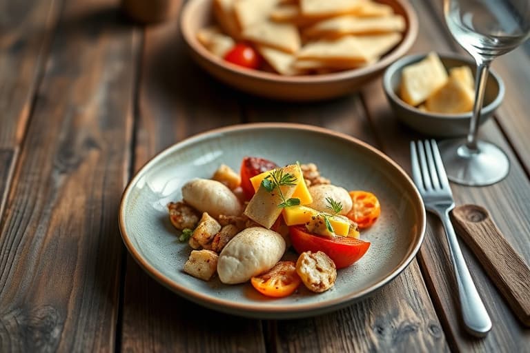 Jordbær frokostkorn-snacks