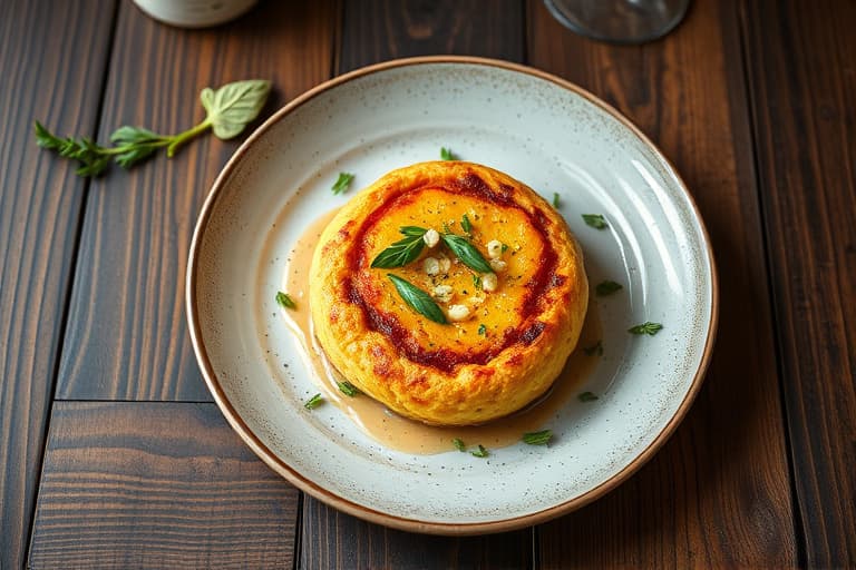 Herbkrustede polentaskiver