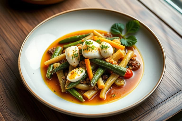 Sprø poblano-chili fylt med svarte bønner, svinekjøtt, ost, gul ris og meksikansk flaggsaus