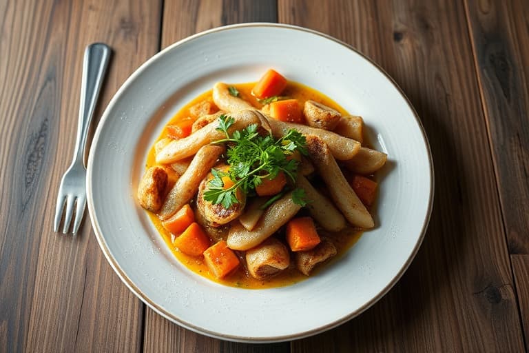 Sopp- og purreløksvårruller