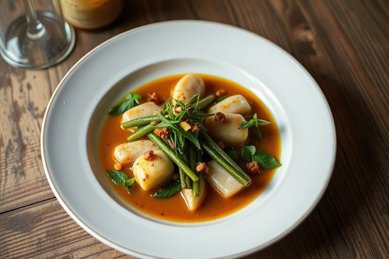 Grønne bønner og fennikkel-ragout