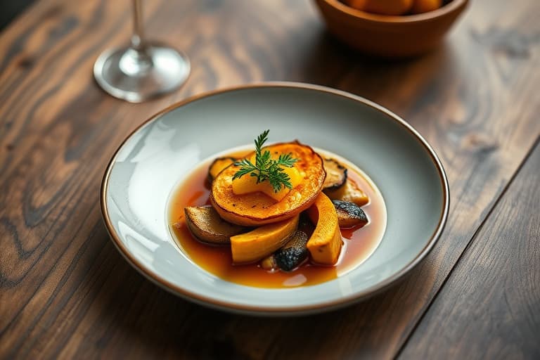 Fylte squash på genovisk vis