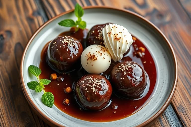 Sjokolade-kokosmarengs-tårtebiter