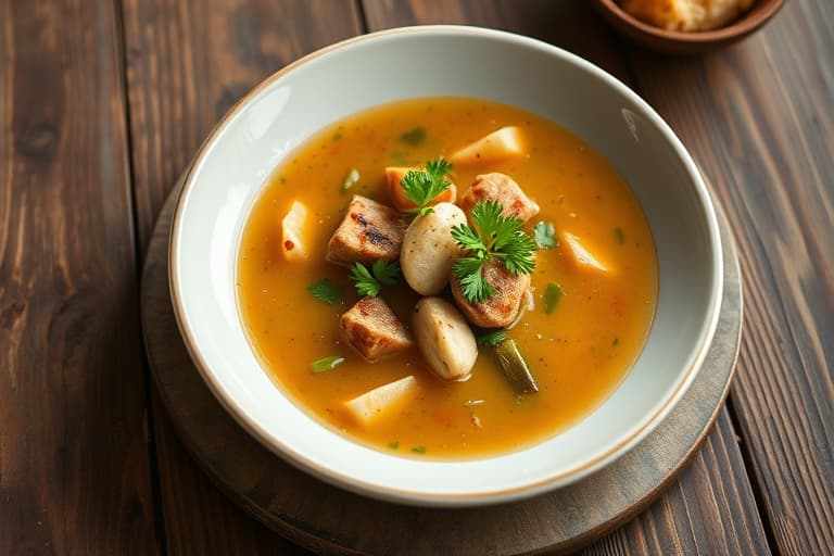 Krydret råkamsuppe med koriander