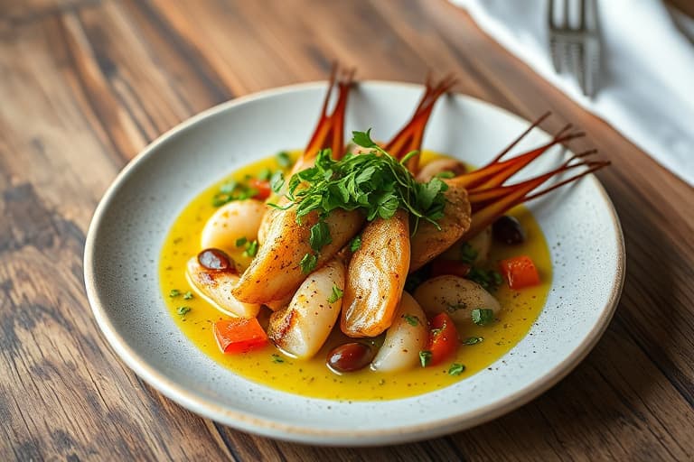 Asparges med kremet estragonvinaigrette