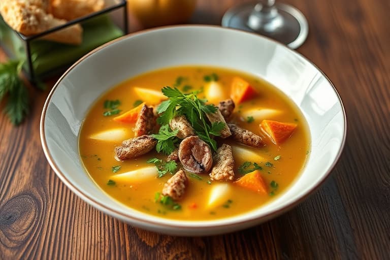 Langtidskokt meksikansk kyllingsuppe