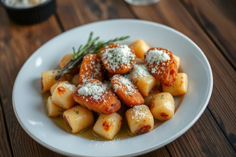 Frosne jordbær-ostekakekroketter