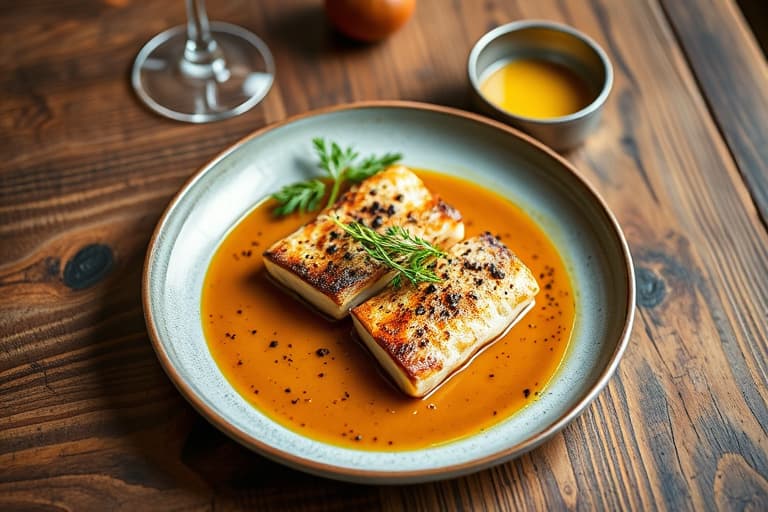 Grillet hummer med ansjos- og smørsaus