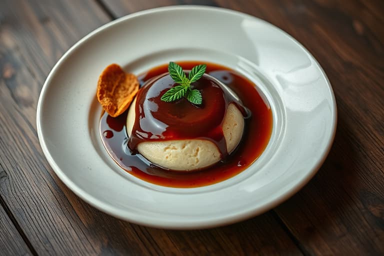 Mandel- og sjokoladekrem med pisket krem i lagkakeform