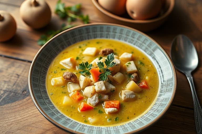 Krydret avokadosuppe