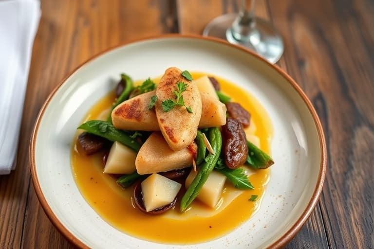 Hvitløkssmørstekte maisgrøt