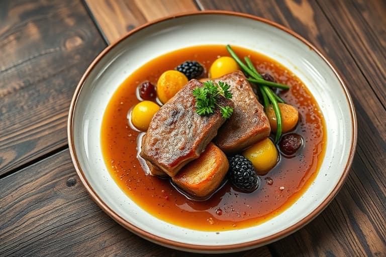 Hjortelårfilet med bærsaus og kremete poteter