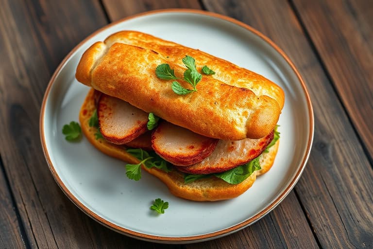 Friterte østerssandwicher