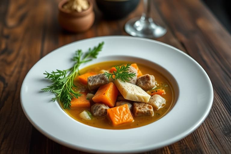 Tre-ingredienser ertersuppe