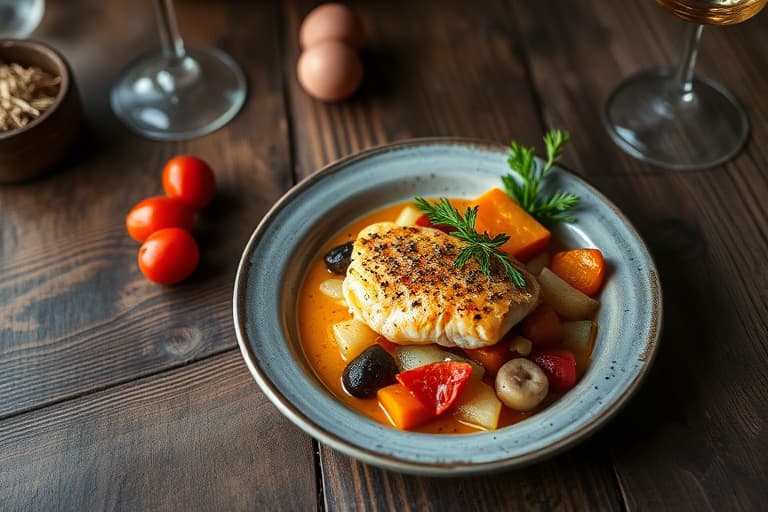 Sprø ovnsfriterte fiskefileter