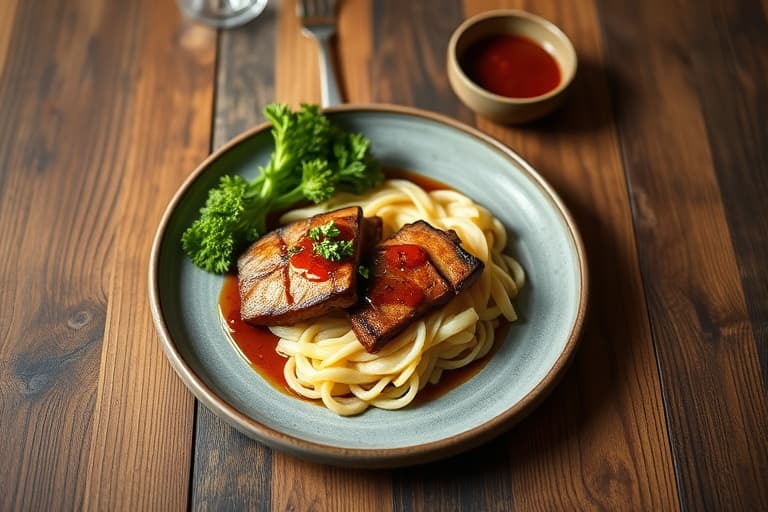 Hjemmelaget svinekjøtt-BBQ-saus