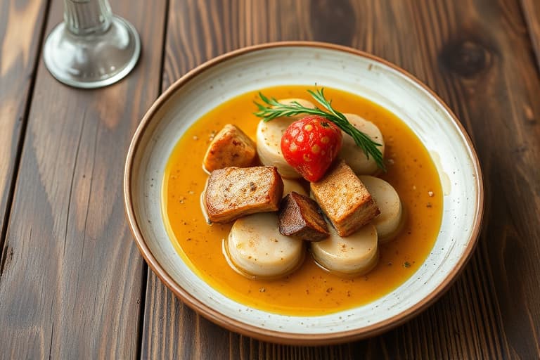 Krydret ostesaus med fersk salvie