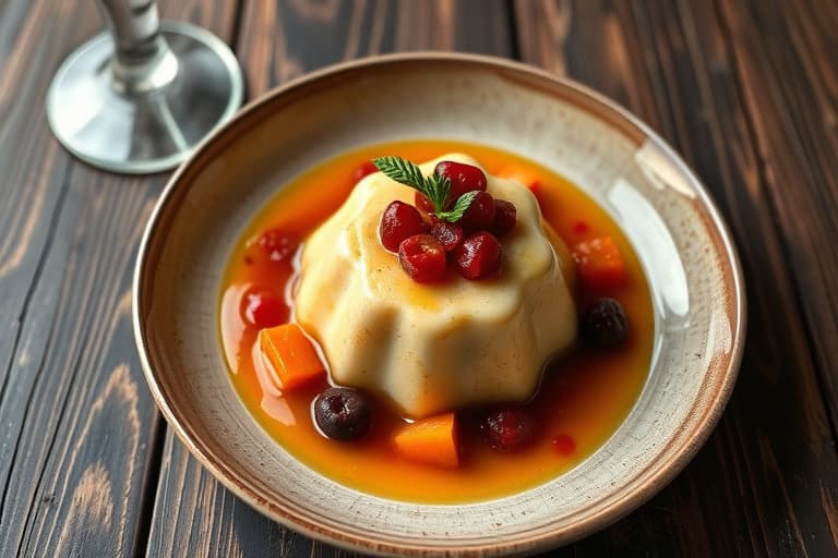 Mais og røkt kalkun pudding