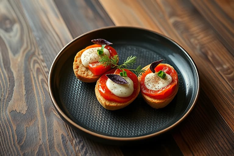 Arktisk sirkel-kreps crostini