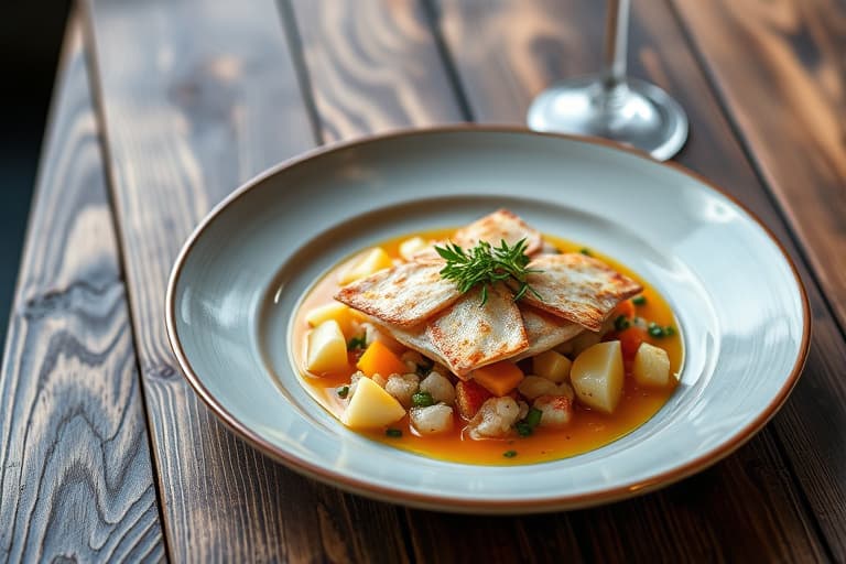 Grillet rød snapper-ceviche på spyd