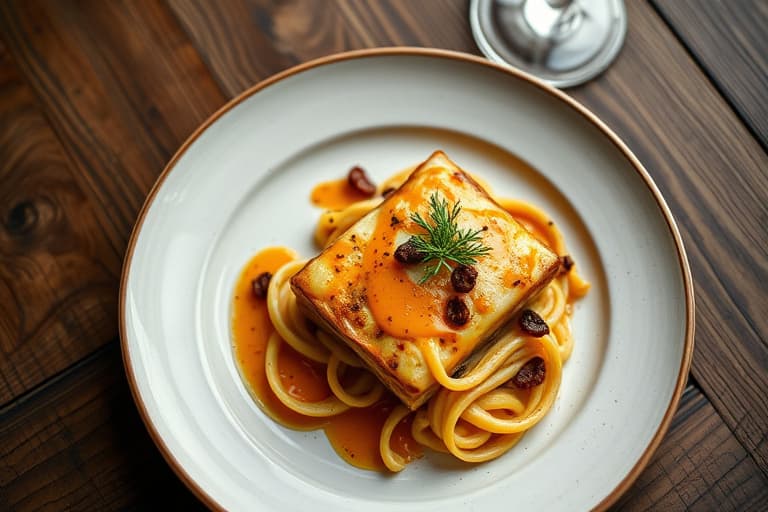 Biff- og ostelasagne