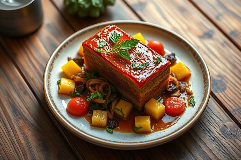 Karibisk ananas-kake opp-ned