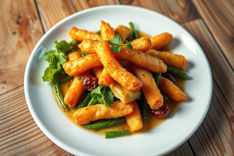 Friterte baby-artisjokker