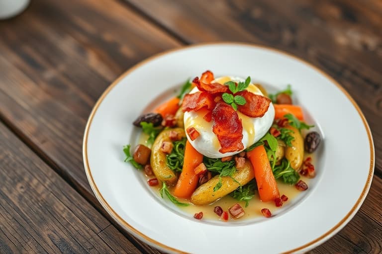 Sunnys kremete mascarpone- og bacon-dressing