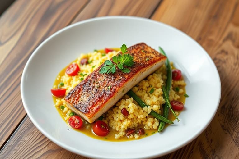 Laksefileter med couscous