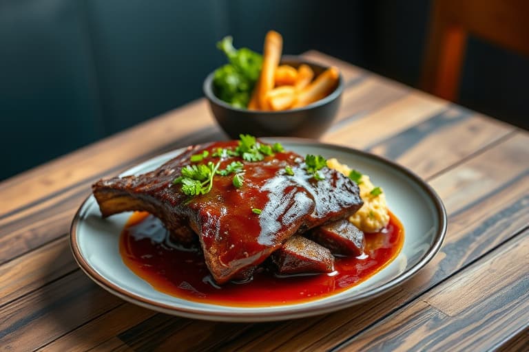 Ribs med Kansas City BBQ-saus