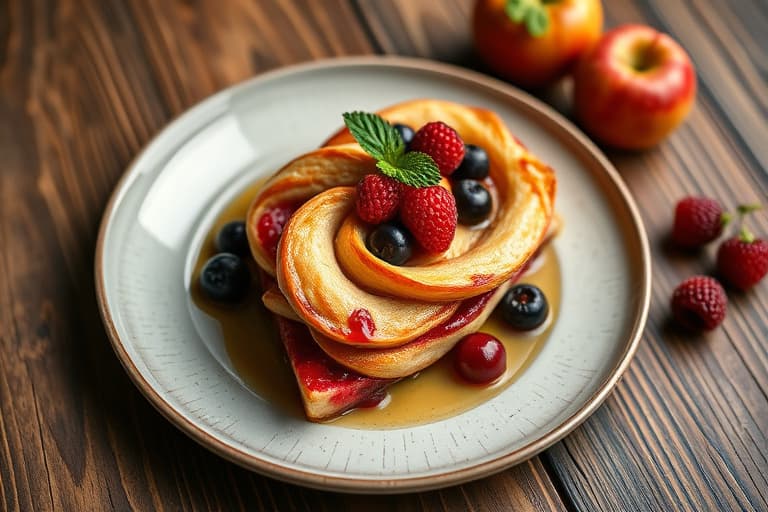 AppleBerry Twist Pie