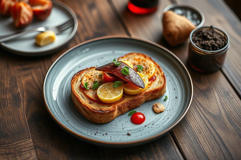 Kanelpærefylt fransk toast