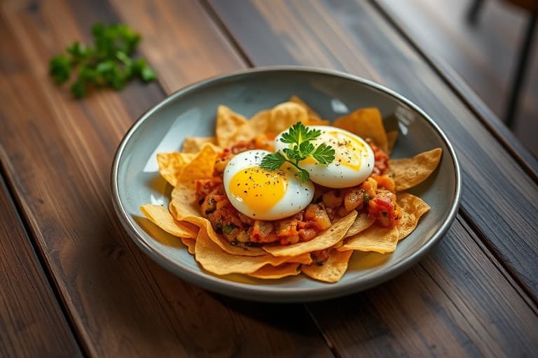 Meksikansk eggerøre med tortillachips