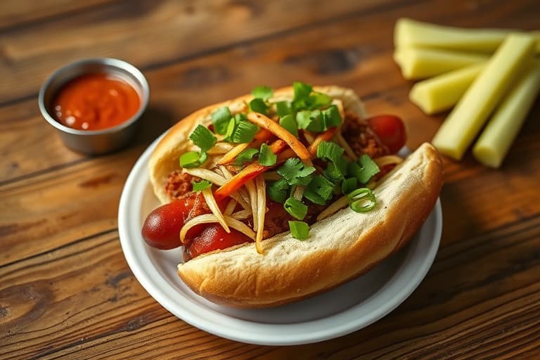 Wrigley Field Chicago Style Grill Cart Hot Dog