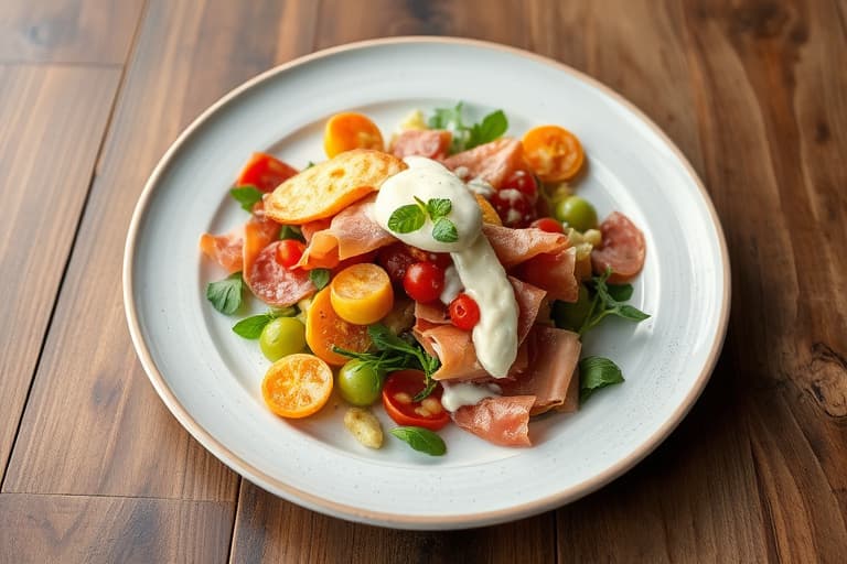 PLAT  
Pancetta, salat, avokado og tomat med Romano-aioli