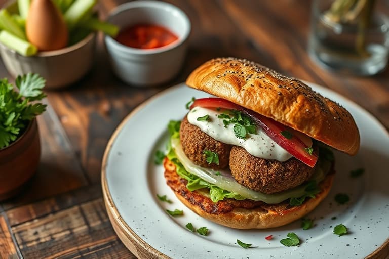 Rina Younans falafel-sandwich