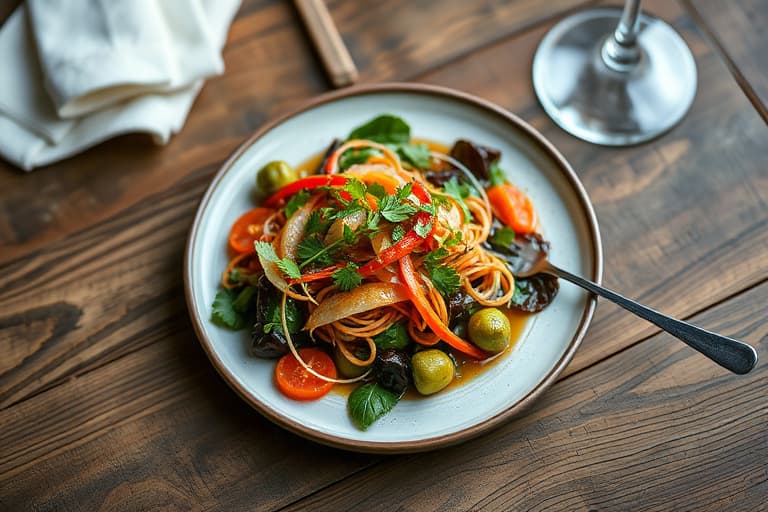 Spinat- og honningmandarin-salat