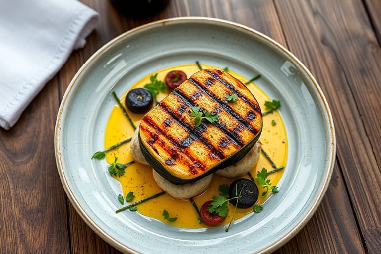 Greske grillede aubergineskiver