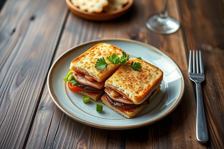 Ginas havregrynskjeks med iskrem-sandwiches