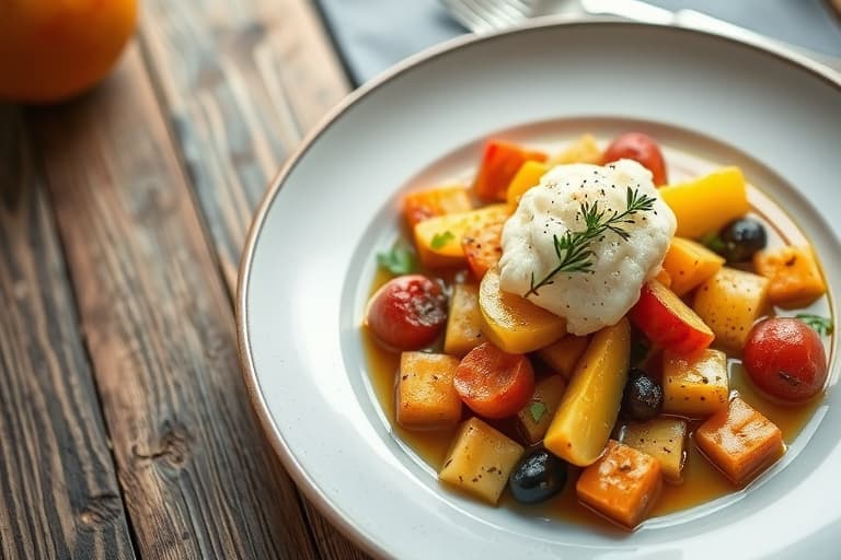 Edivias med endiver, appelsiner, mandler og geitost