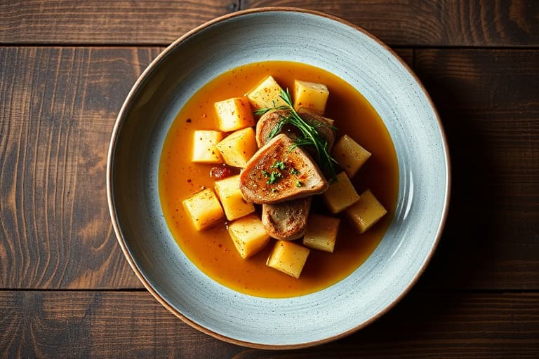 Dampet kveite med kokosnøttsaus