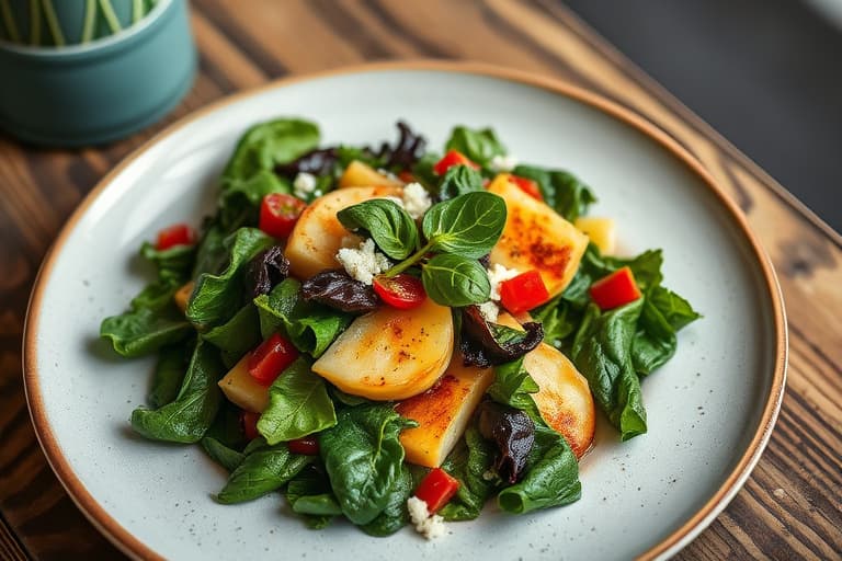 Salt og pepper Swiss chard-tærte