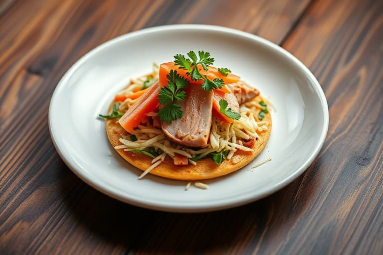 Tuna Tostada med vannmelon-slaw