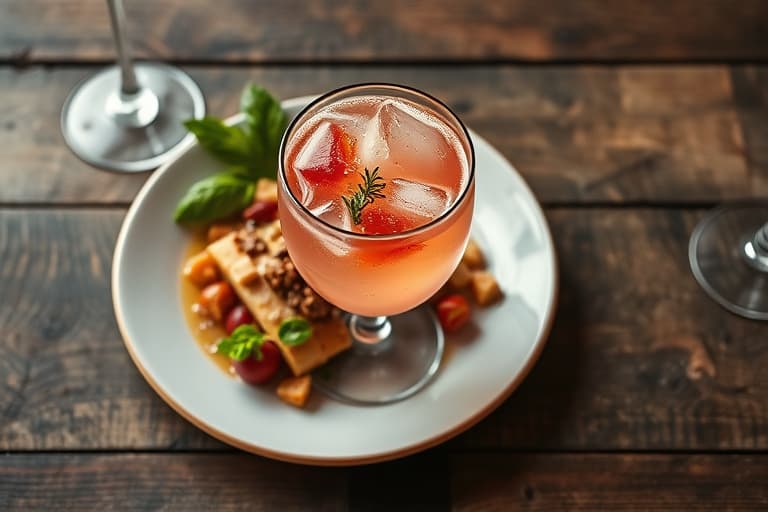 Rosy Prosecco Spritzer