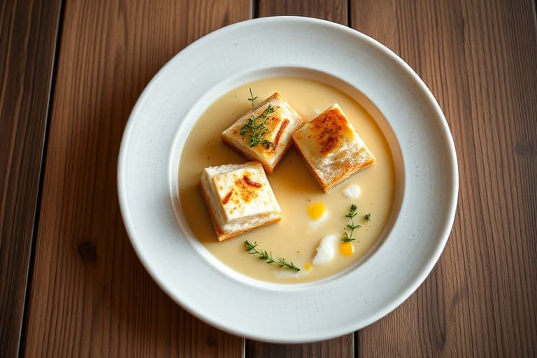 Sopp, Taleggio, dobbeltbakte poteter