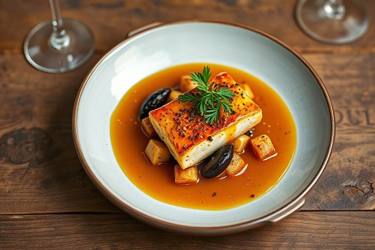 Individuelle pekannøttpiker med søt te-karamellsaus